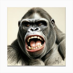 Gorilla Canvas Print