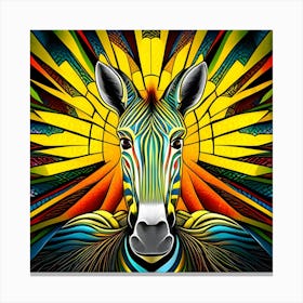 Zebra Canvas Print