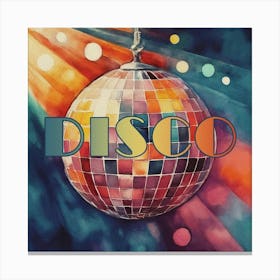 Disco Ball Canvas Print