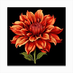 Dahlia 13 Canvas Print