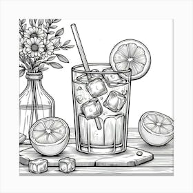 Beverage Canvas Print