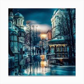 Bulgarian City Canvas Print