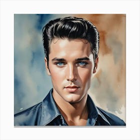 A Legacy in Every Look Elvis Presley Canvas Print