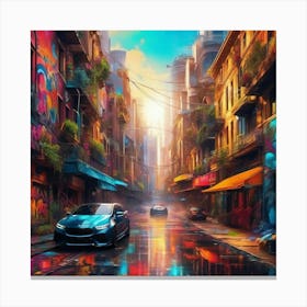 Urban Street Art Canvas Print