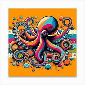 Octopus 6 Canvas Print