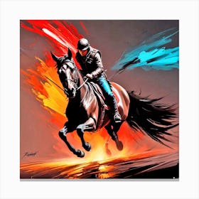Horse Rider 1 Canvas Print