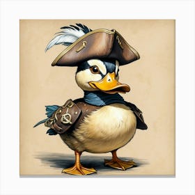 Pirate Duck 6 Canvas Print