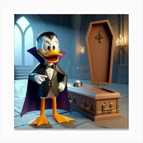 Count Duckula 3 Canvas Print