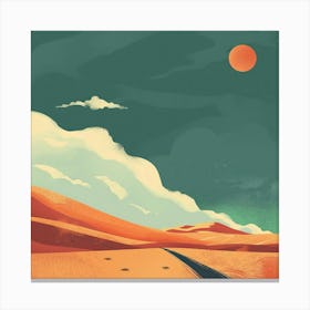 Desert Landscape 8 Canvas Print