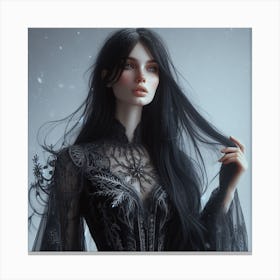 Gothic Beauty Canvas Print