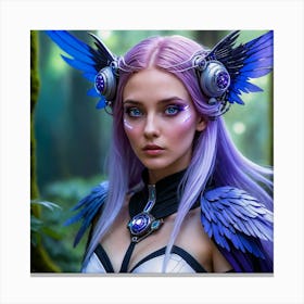 Girl With Wings 2 Canvas Print