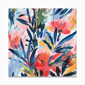 Abstract Floral Painting 4 Canvas Print