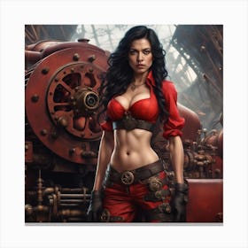 scarlet Canvas Print