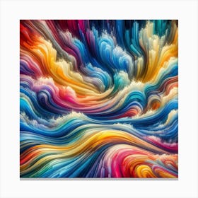 Abstract Abstract Painting 5 Canvas Print