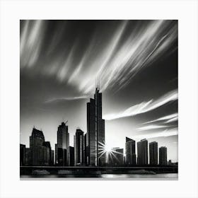 Chicago Skyline 15 Canvas Print