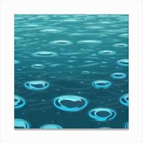 Water Droplets 5 Canvas Print