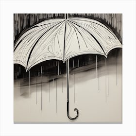 An umbrella Canvas Print