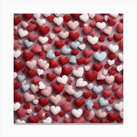 mini Hearts 1 Canvas Print