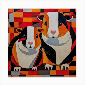 Guinea Pigs Canvas Print