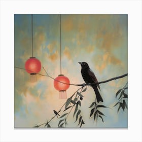 Alone This Evening, I Stare Into The Automn Skies Canvas Print