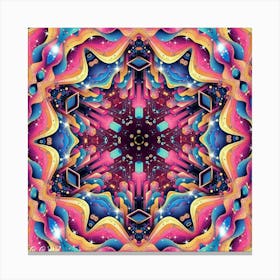 Psychedelic Mandala 88 Canvas Print