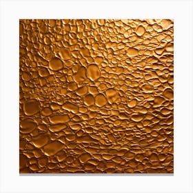 Gold Textured Glass Canvas Print