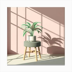 Plant In A Pot 1 Canvas Print