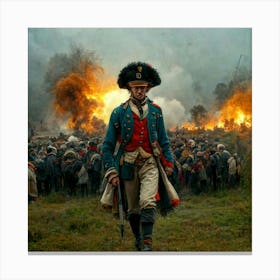 Soldier In Uniform Canvas Print