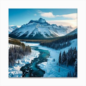 Gates Of The Arctic Winter Canvas Print