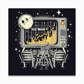 Toll Moon Canvas Print