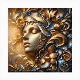 3d Art Canvas Print