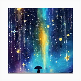 Falling stars Canvas Print