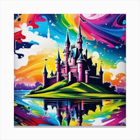 Cinderella Castle 24 Canvas Print