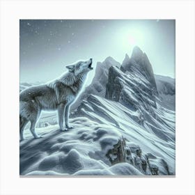 Gray Wolf Canvas Print