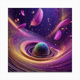 Space Art Canvas Print