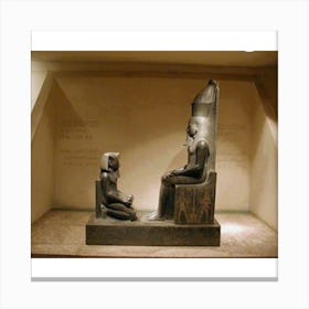 Egyptian Statues 7 Canvas Print