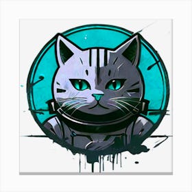 Cat In Space Canvas Print