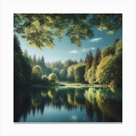 Mediterranean Forest Canvas Print