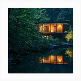 Cabin In The Woods 2 Canvas Print