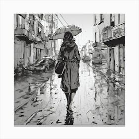 Rainy Day 1 Canvas Print