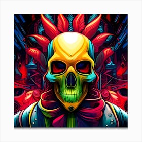 Skull Skull Skull Skull Skull Skull Skull Skull Skull Canvas Print