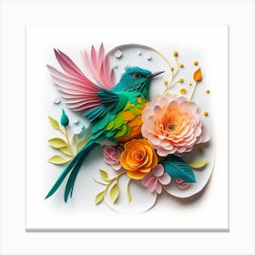 Paper Bird 1 Canvas Print