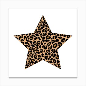 Leopard Star 1 Canvas Print