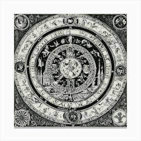 Wheel Of The Year Canvas Print