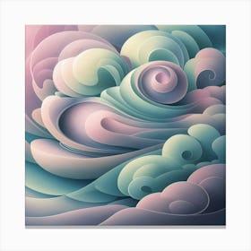 Abstract Clouds 1 Canvas Print