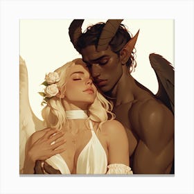 Demons And Angels Canvas Print