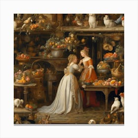 Peasant'S Shop Canvas Print