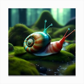 Alien Snail 2 Canvas Print