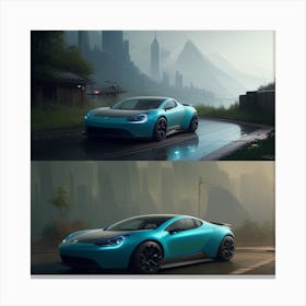 Electric Cars 4 ( Fromhifitowifi ) Canvas Print