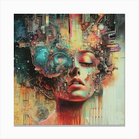 Futuristic Woman Canvas Print